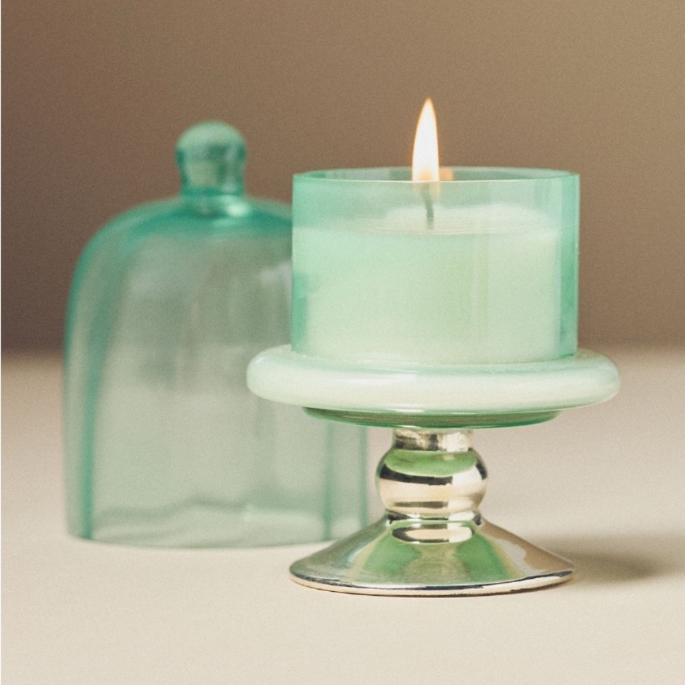 Anthropologie Mini Cake stand candle